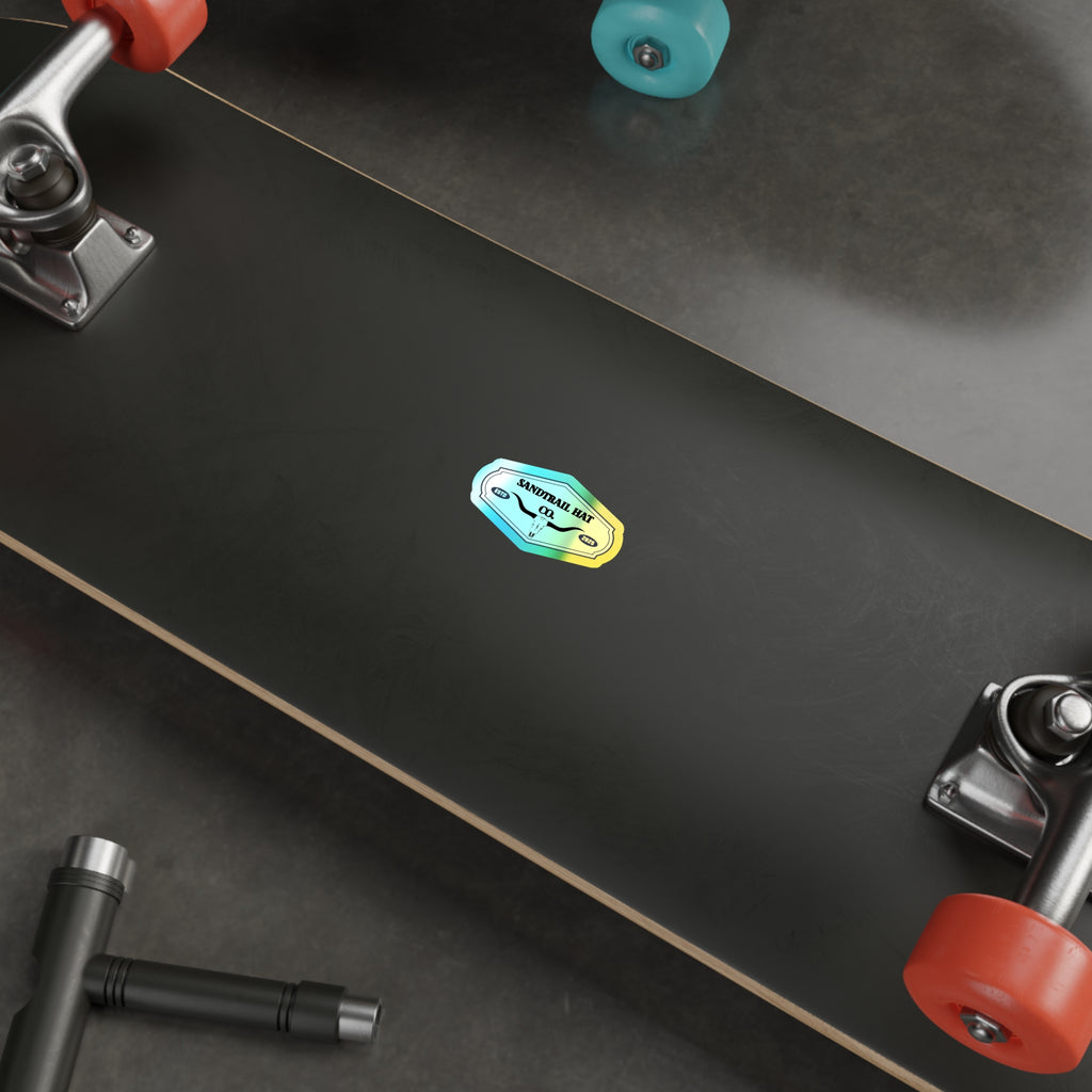 Holographic Die-Cut Sticker — Sandrall Hat Co. Logo (ESTD 2025)