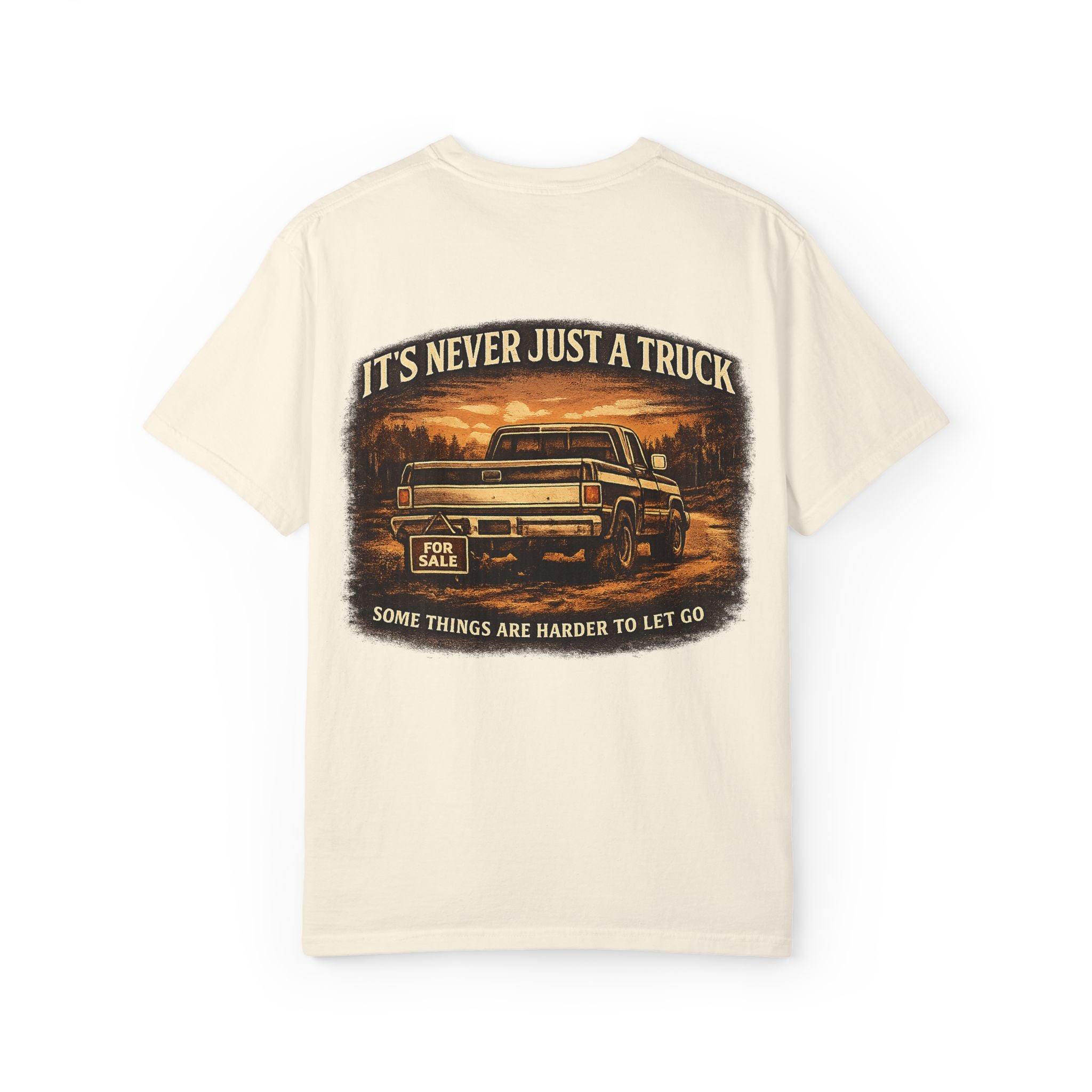 Truck Lover T‑Shirt — "It's Never Just a Truck" Vintage Pickup Graphic Tee