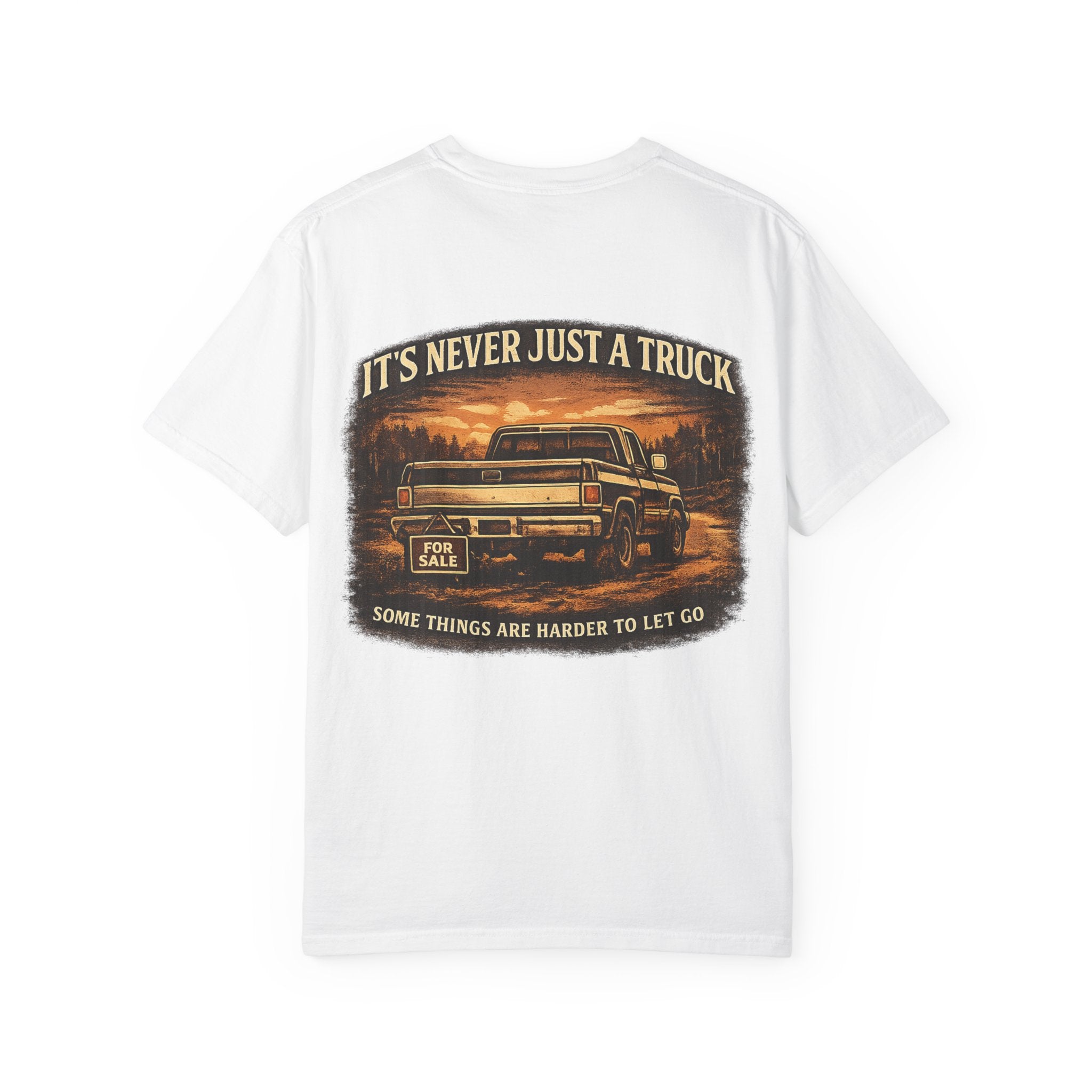 Truck Lover T‑Shirt — "It's Never Just a Truck" Vintage Pickup Graphic Tee