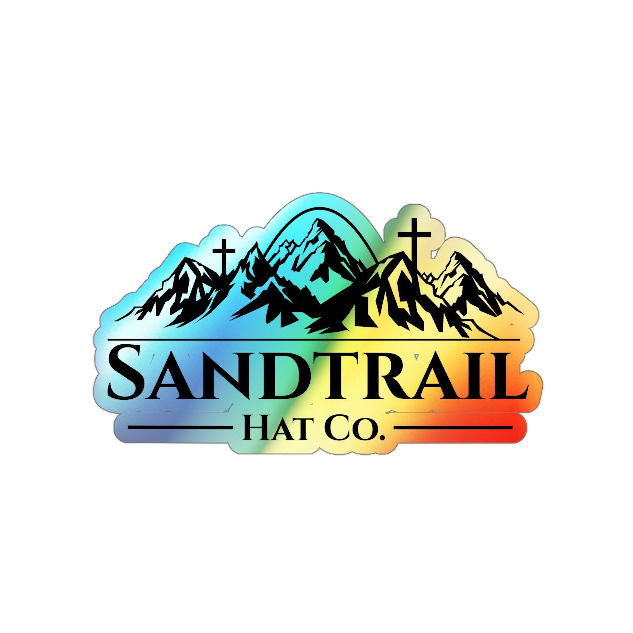 SandTrail Hat Co OG Logo Holo Sticker