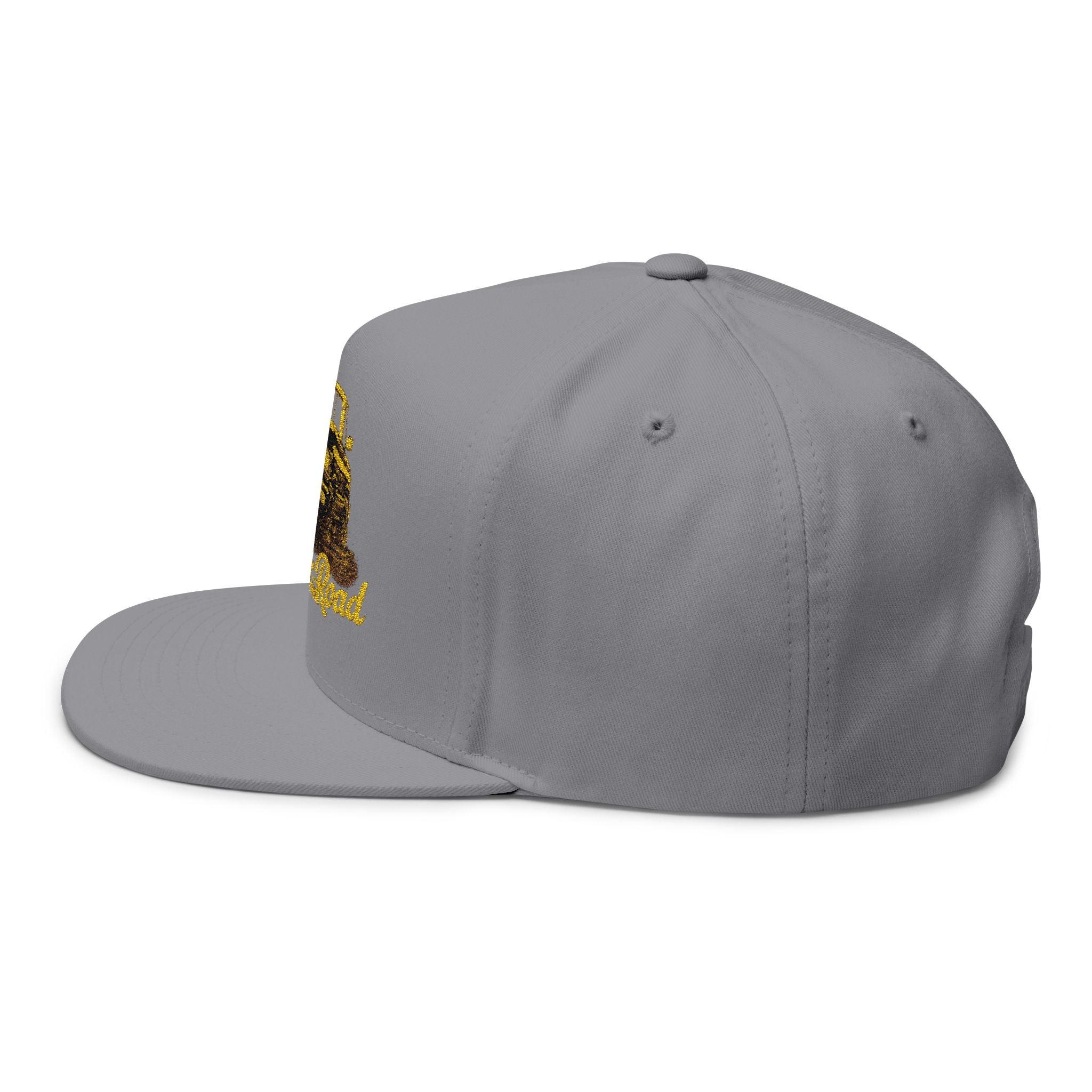 Built for the Road Embroidered Flat Bill Cap — Vintage Truck Snapback