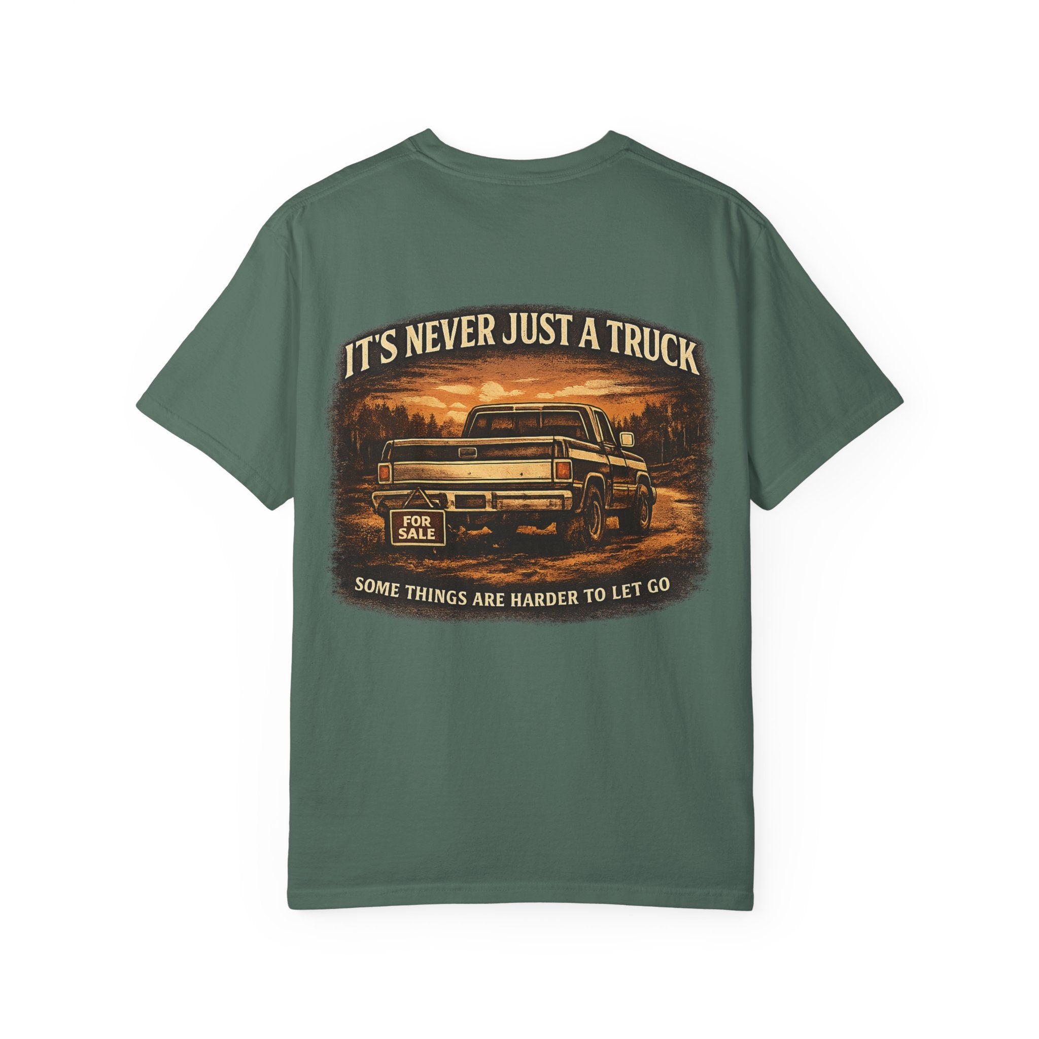 Truck Lover T‑Shirt — "It's Never Just a Truck" Vintage Pickup Graphic Tee